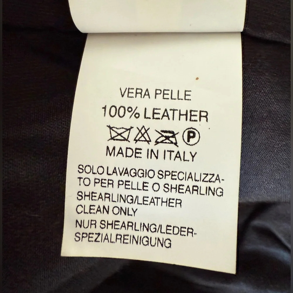 Fratelli Rossetti chocolate brown leather bomber jacket size S - Picture 12 of 12